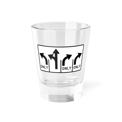 MUTCD-MI R3-8ak (Michigan) (Road Sign) Shot Glass 1.5oz