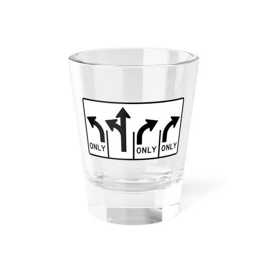 MUTCD-MI R3-8ak (Michigan) (Road Sign) Shot Glass 1.5oz