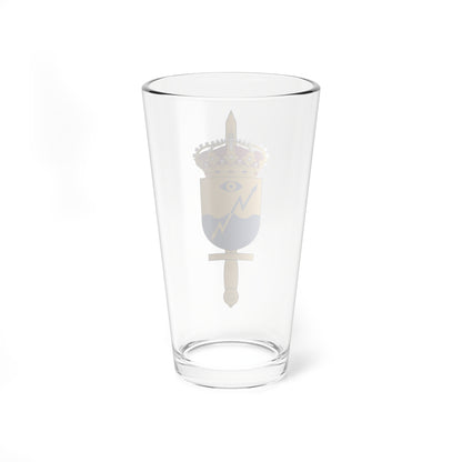 Telekrigsstödenheten vapen (Sweden) (Coat of Arms) Pint Glass 16oz