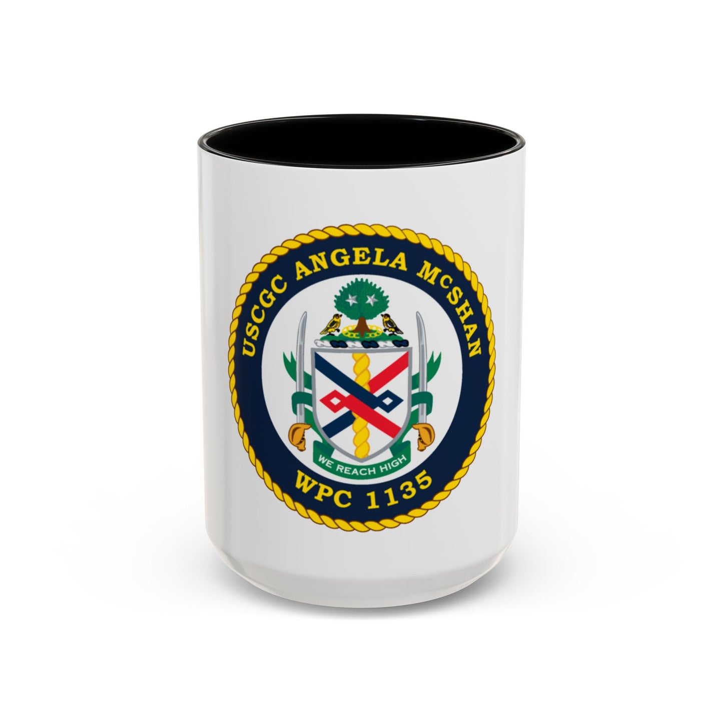 USCGC ANGELA McSHAN WPC 1135 (U.S. Coast Guard) Accent Coffee Mug