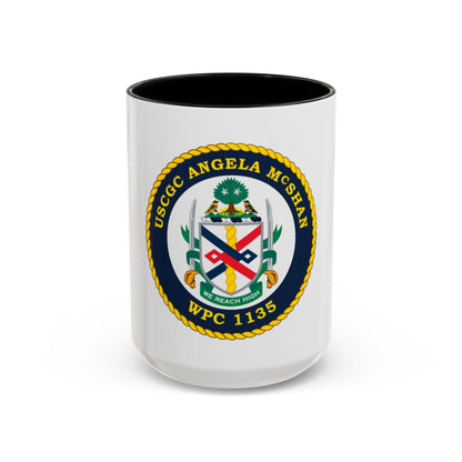 USCGC ANGELA McSHAN WPC 1135 (U.S. Coast Guard) Accent Coffee Mug