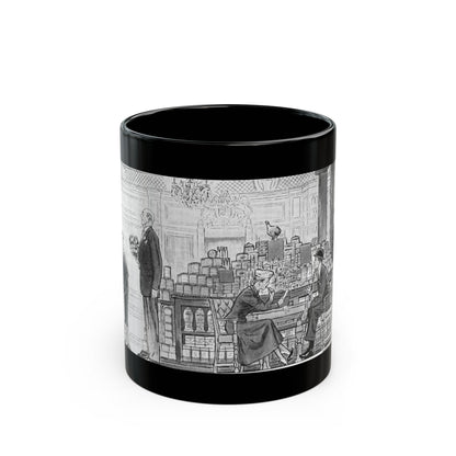 Fancy Town (2) - Black Coffee Mug