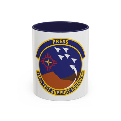 746th Test Support Squadron (U.S. Air Force) Accent Coffee Mug