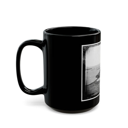 Aquia Creek Landing, Virginia. Distant View Of Federal Supply Depot (U.S. Civil War) Black Coffee Mug