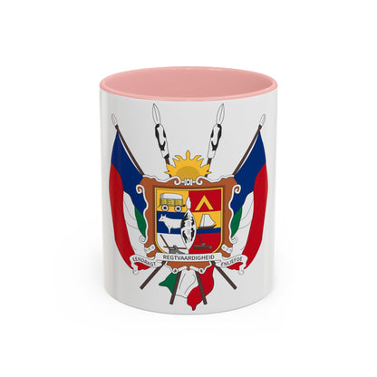 Coat of arms of the Nieuwe Republiek - Accent Coffee Mug