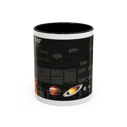 Space - The Solar System (1981) (Map) Accent Coffee Mug