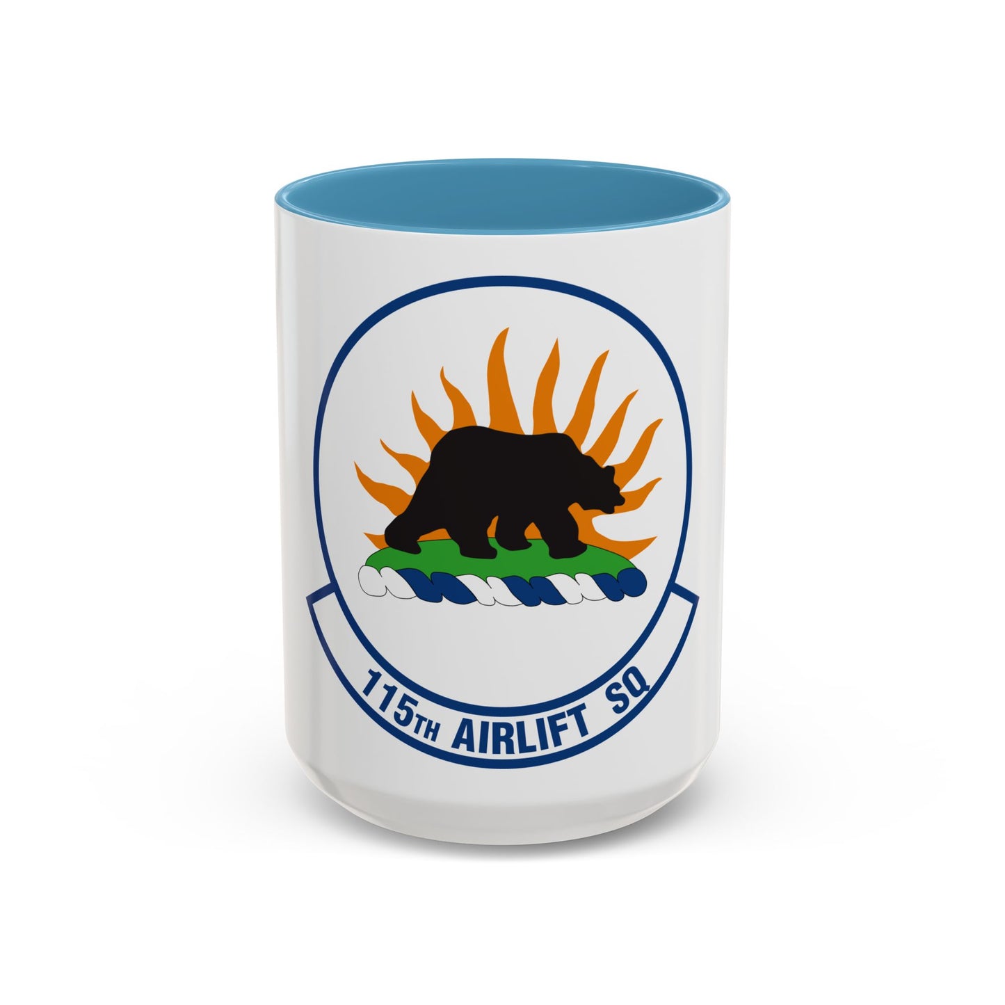 115 Airlift Squadron (U.S. Air Force) Accent Coffee Mug