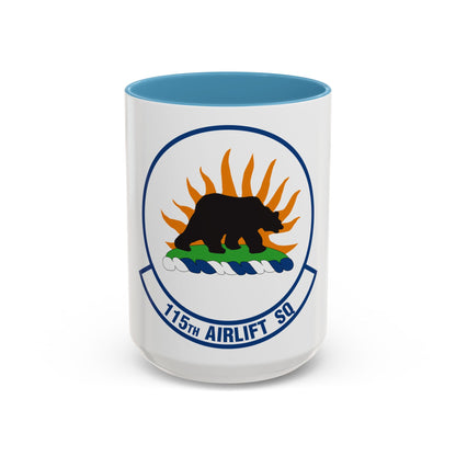 115 Airlift Squadron (U.S. Air Force) Accent Coffee Mug