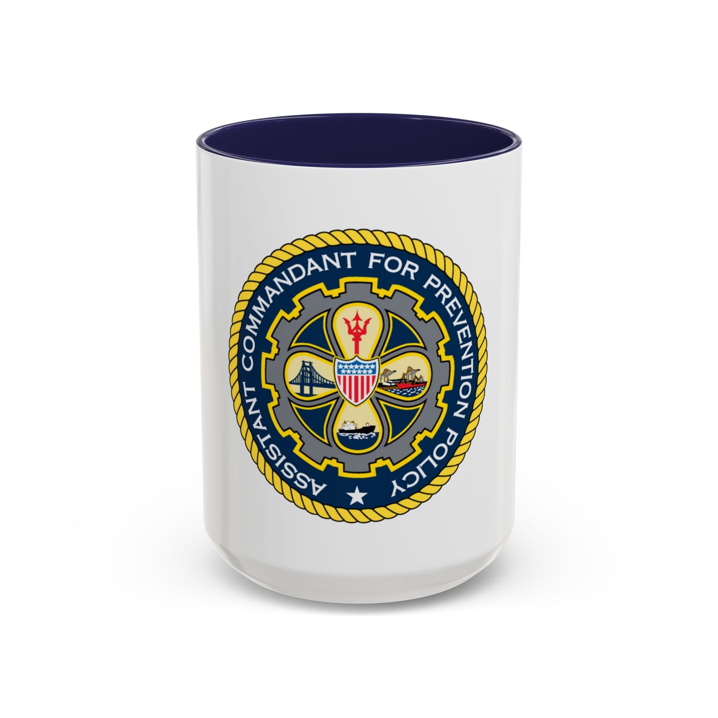 USCG Assistant Commandant for Prevention Policy (U.S. Coast Guard) Accent Coffee Mug
