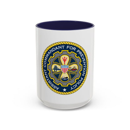 USCG Assistant Commandant for Prevention Policy (U.S. Coast Guard) Accent Coffee Mug