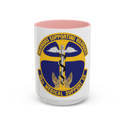 95th Medical Support Squadron (U.S. Air Force) Accent Coffee Mug