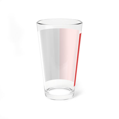 Flag of a Swiss Armed Forces brigadier general (Switzerland) Pint Glass 16oz