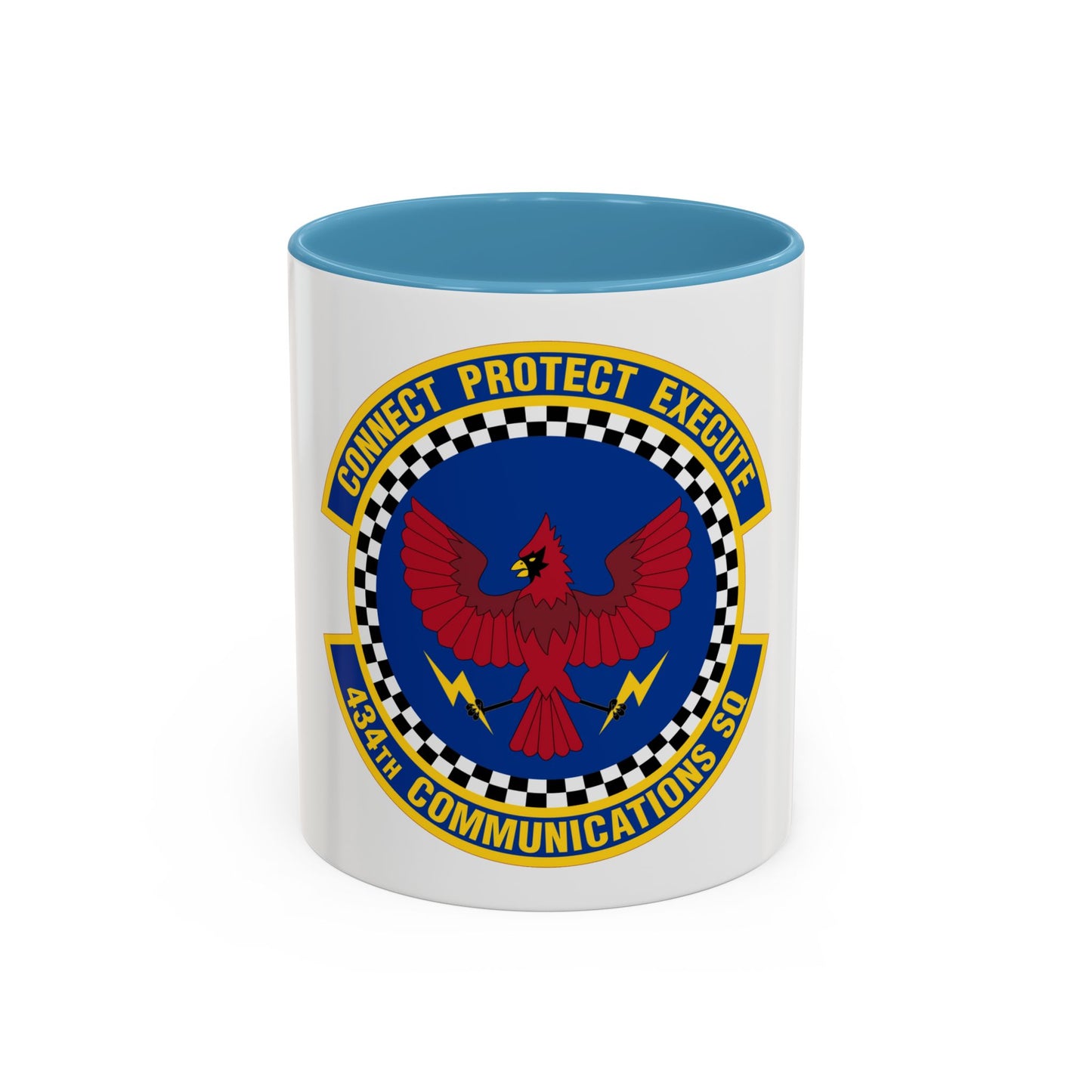 434 Communications Squadron AFRC (U.S. Air Force) Accent Coffee Mug