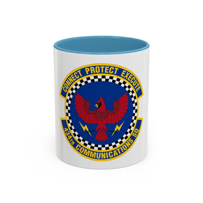 434 Communications Squadron AFRC (U.S. Air Force) Accent Coffee Mug