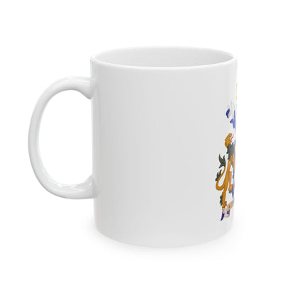 Coat of arms of Norfolk Island - White Coffee Mug