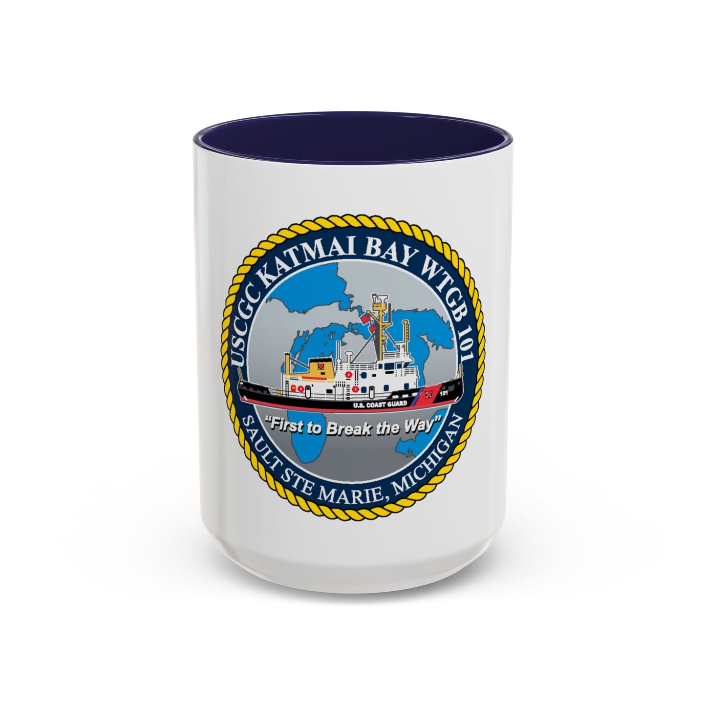 USCG Katmai Bay WTGB 101 (U.S. Coast Guard) Accent Coffee Mug