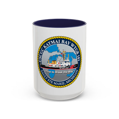 USCG Katmai Bay WTGB 101 (U.S. Coast Guard) Accent Coffee Mug