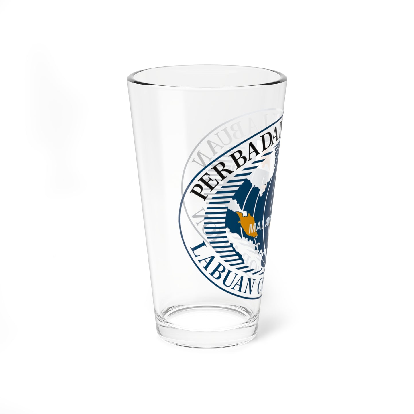 Seal of Labuan (Malaysia) (Coat of Arms) Pint Glass 16oz