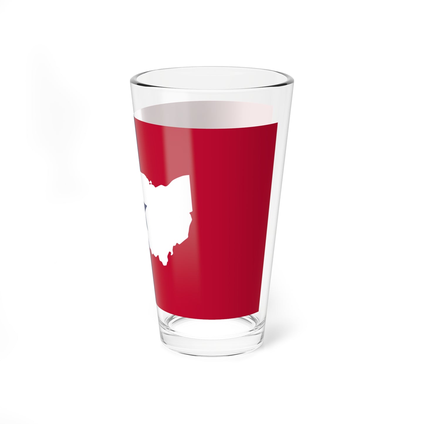 Flag of Union City Indiana (India) Pint Glass 16oz