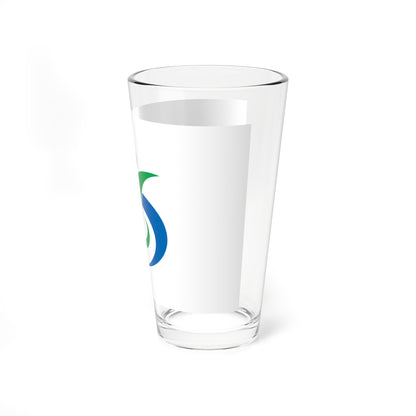 Flag of Honjo Saitama (Japan) Pint Glass 16oz