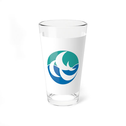 Flag of Shunan Yamaguchi (Japan) Pint Glass 16oz