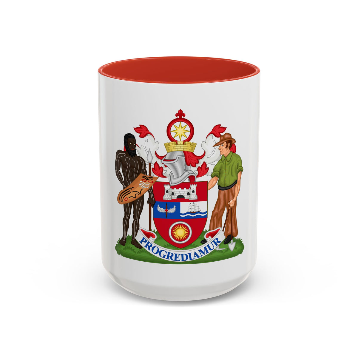 Coat of Arms Darwin Australia - Accent Coffee Mug