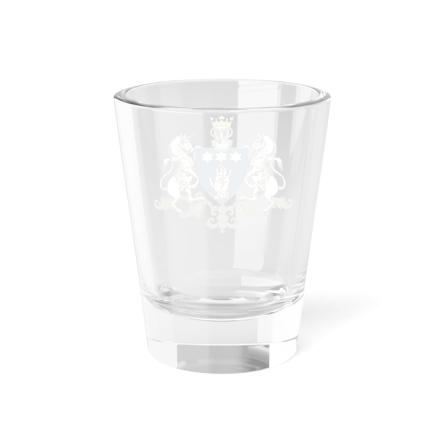 Manu family coat of arms (Algeria) (Coat of Arms) Shot Glass 1.5oz