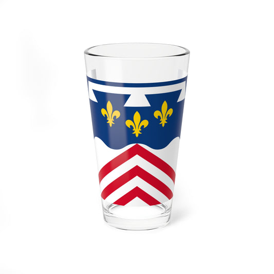 Flag of Eure-et-Loir (France) Pint Glass 16oz