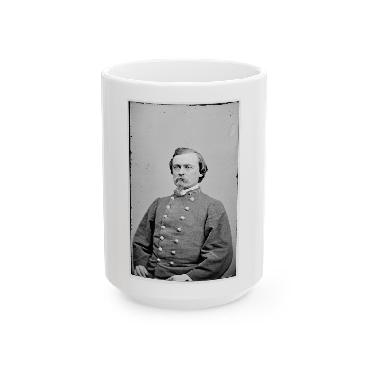 Portrait Of Brig. Gen. Joseph Finegan, Officer Of The Confederate Army (U.S. Civil War) White Coffee Mug