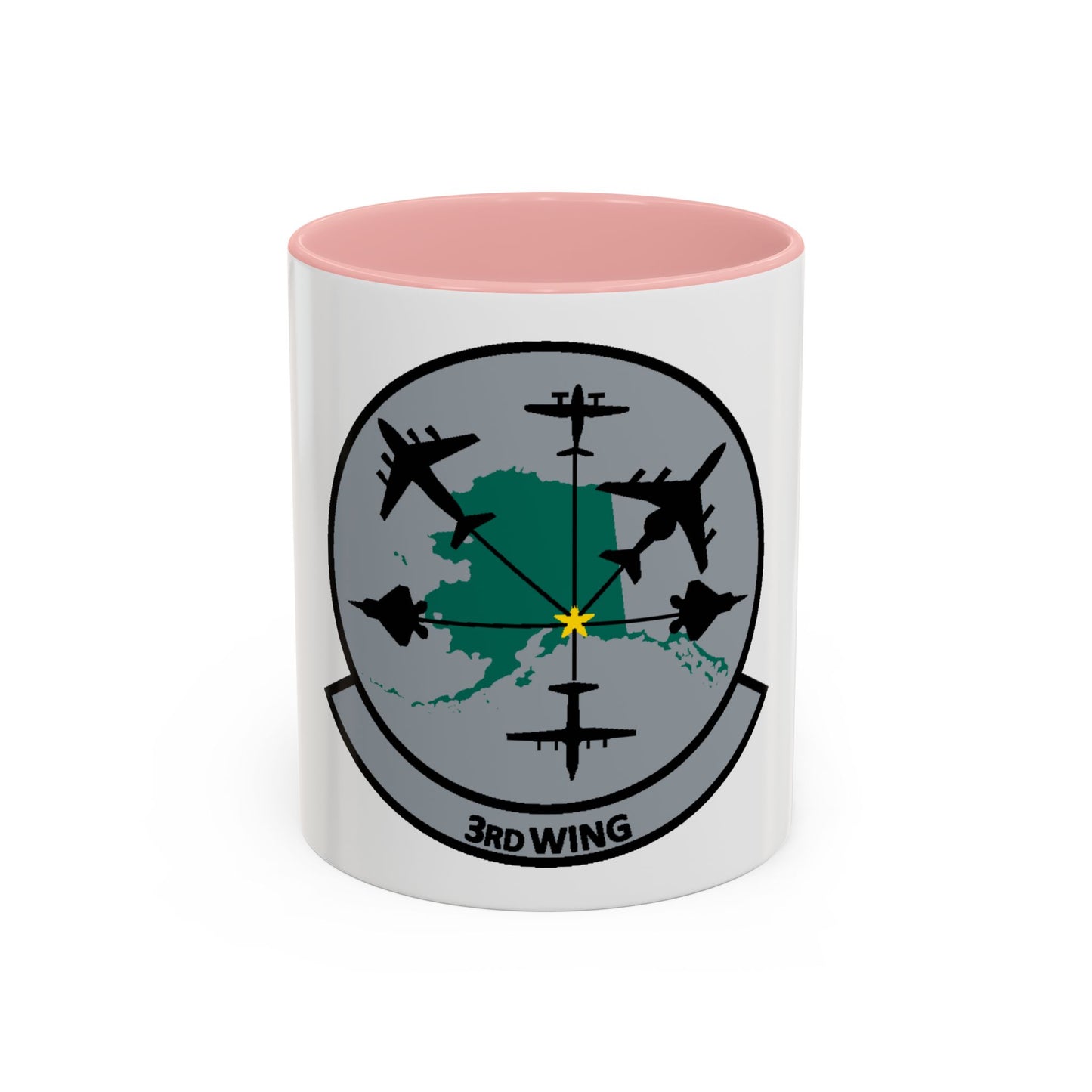 3rd Wing v2 (U.S. Air Force) Accent Coffee Mug