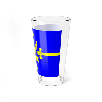Flag Razmetelevo Leningrad oblast (Russia) Pint Glass 16oz