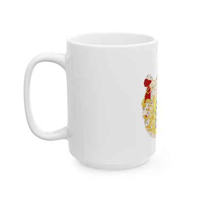 Greater coat of arms of the grand-duchy of Luxembourg - White Coffee Mug