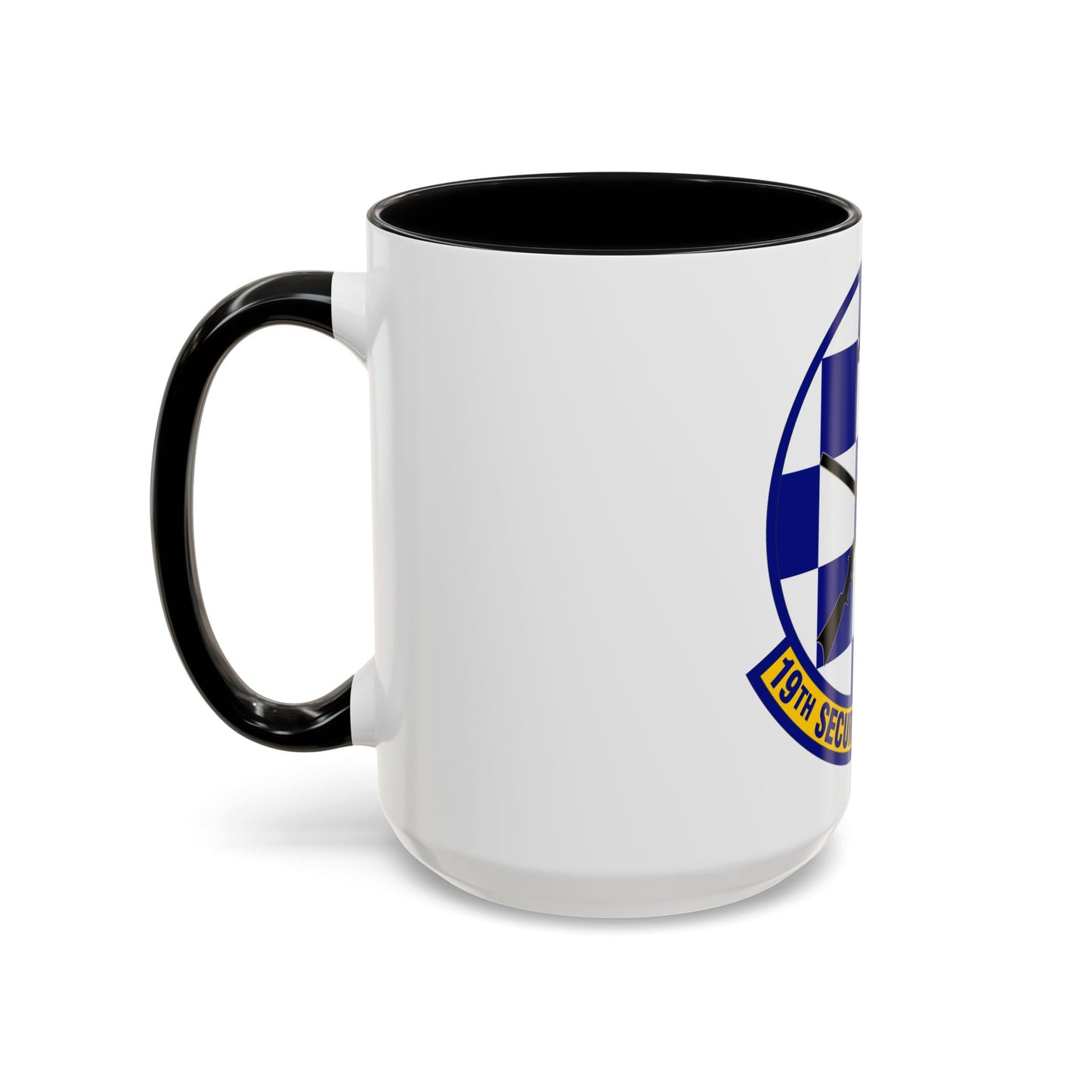 19 Security Forces Squadron AMC (U.S. Air Force) Accent Coffee Mug
