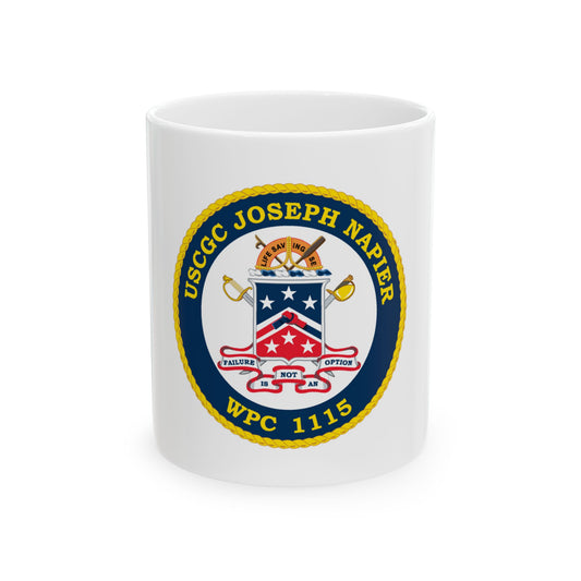 USCGC Joseph Napier WPC 115 (U.S. Coast Guard) White Coffee Mug