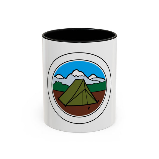 Camping (Boy Scout Merit Badge) Accent Coffee Mug