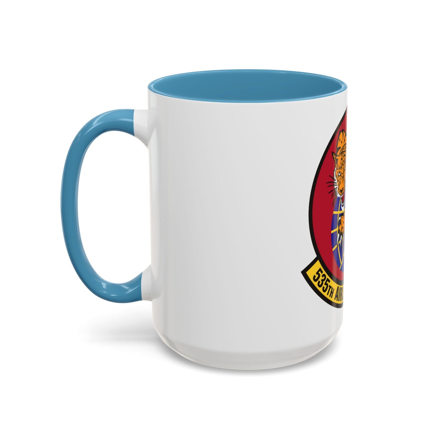 535th Airlift Squadron (U.S. Air Force) Accent Coffee Mug