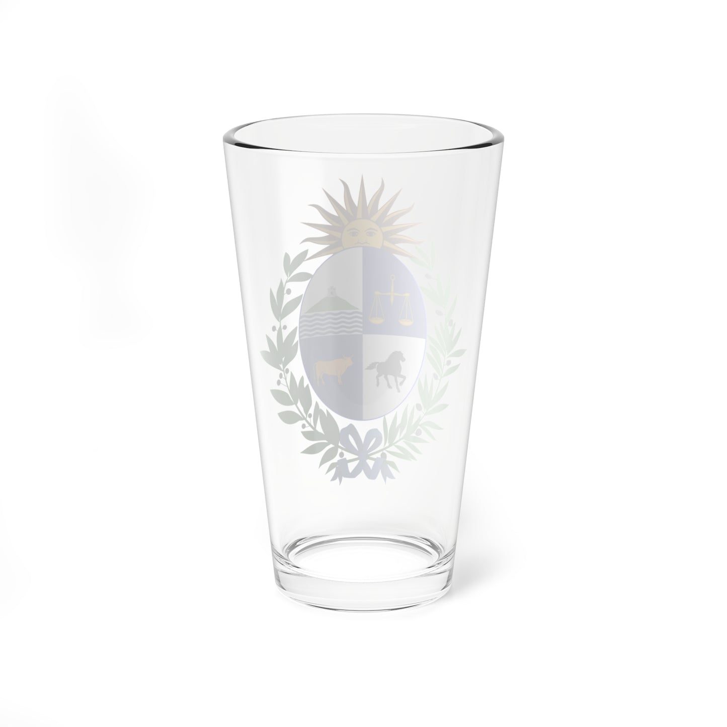 Coat of arms of Uruguay (Uruguay) (Coat of Arms) Pint Glass 16oz