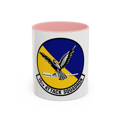 15th Attack Squadron Emblem (U.S. Air Force) Accent Coffee Mug