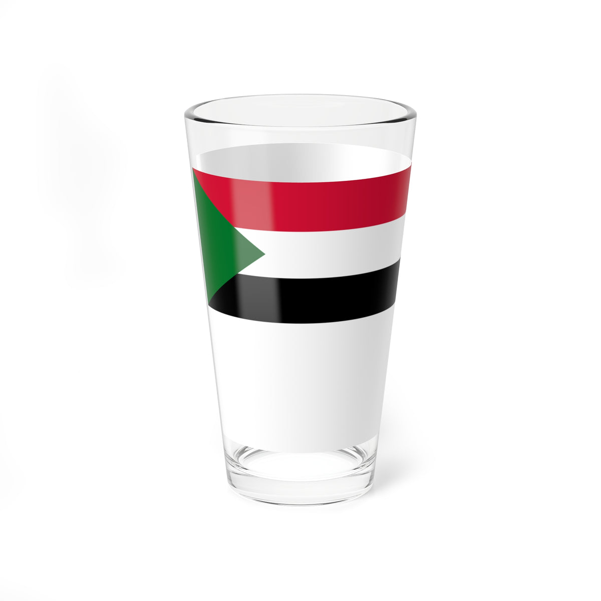 Naval Ensign of Sudan (Sudan) Pint Glass 16oz