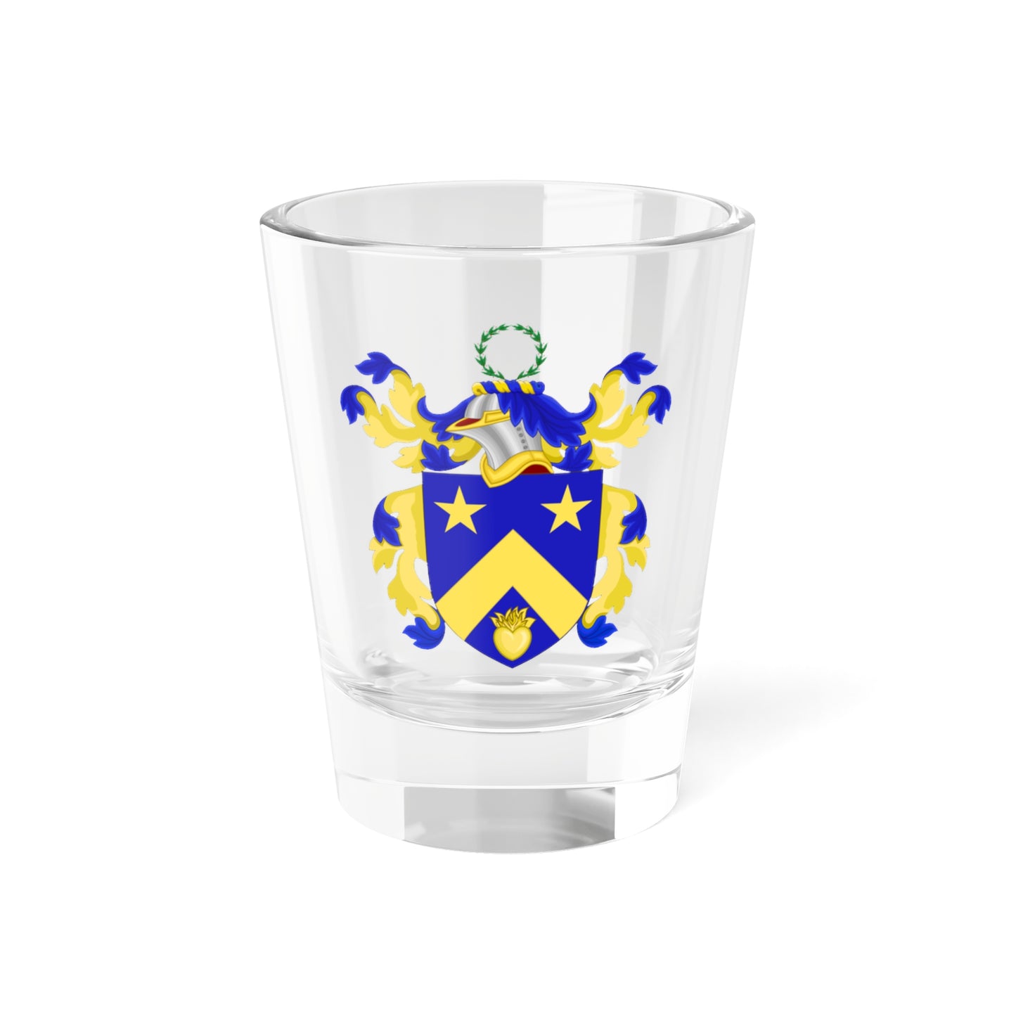 Coat of Arms of Elias Boudinot (United States) (Coat of Arms) Shot Glass 1.5oz