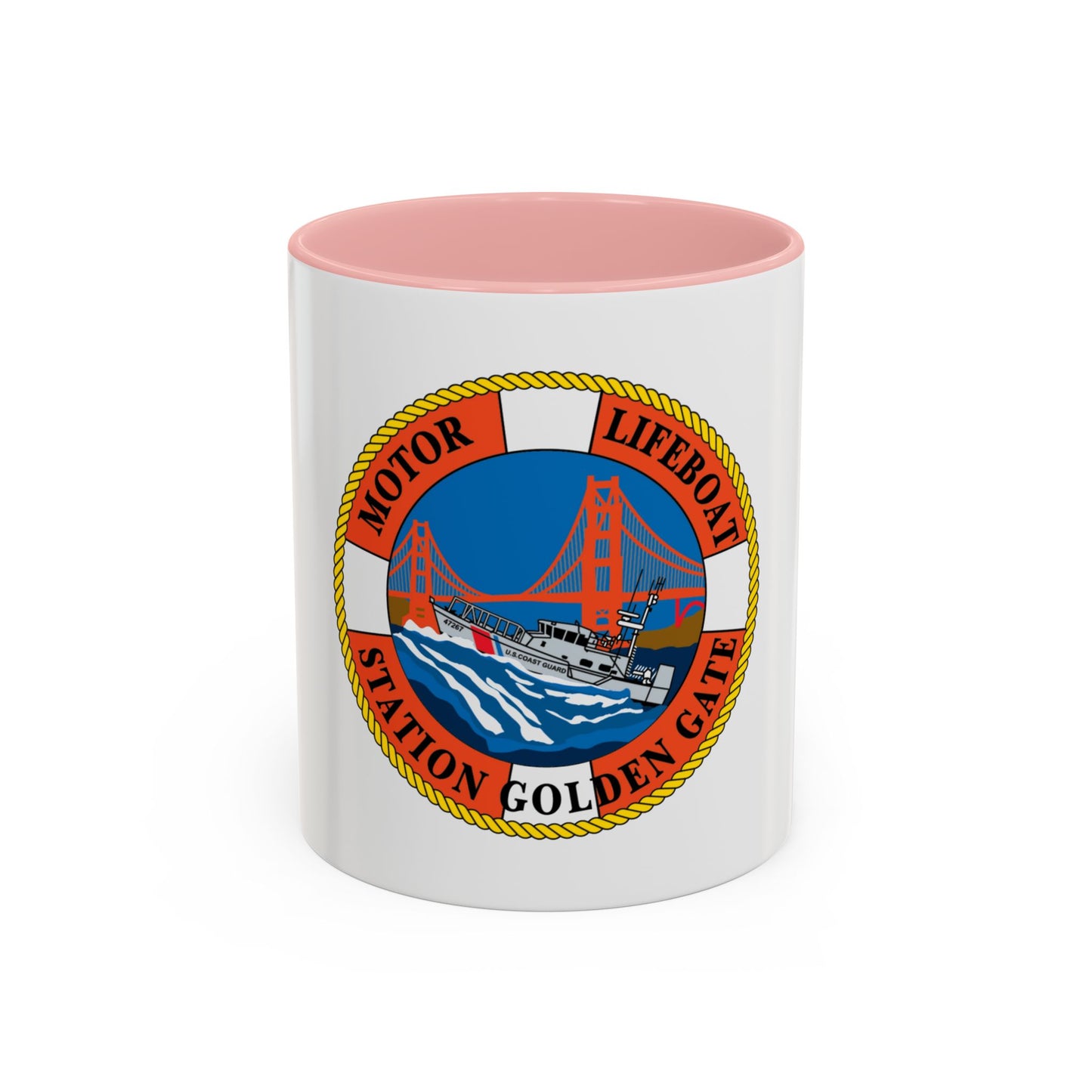 USCG Motor Lifeboat Station Golden Gate (U.S. Coast Guard) Accent Coffee Mug