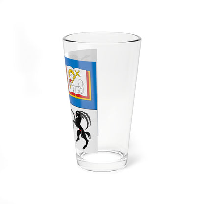 Flag of Vitus Huonder (Switzerland) Pint Glass 16oz