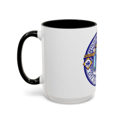 Seal of Brockton Massachusetts - Accent Coffee Mug
