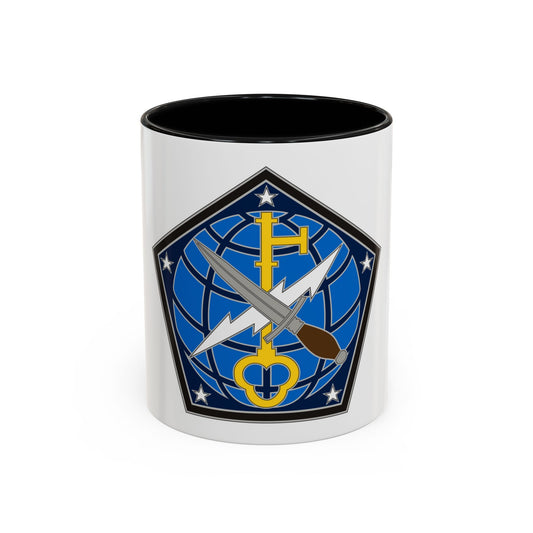 704 Military Intelligence Brigade (U.S. Army) Accent Coffee Mug