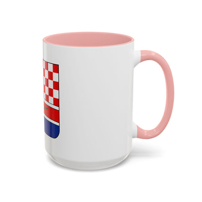Coat of arms of Croatia (State of Slovenes, Croats and Serbs) - Accent Coffee Mug