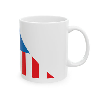 Kopimi logo usa (United States) White Coffee Mug