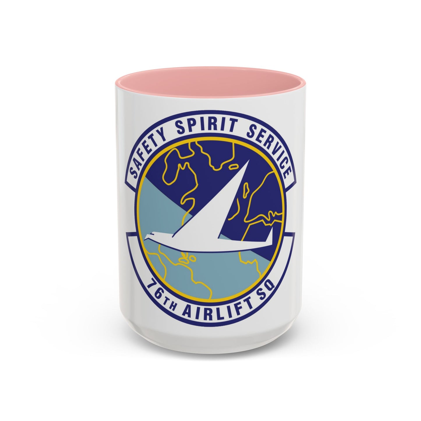 76th Airlift Squadron (U.S. Air Force) Accent Coffee Mug