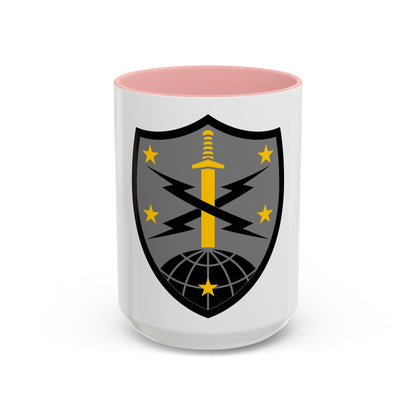 91 Cyber Brigade 2 (U.S. Army) Accent Coffee Mug