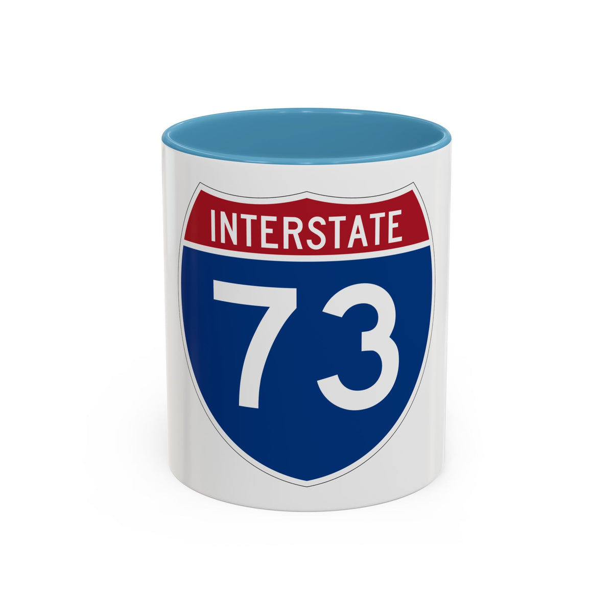 Interstate 73 (U.S. Highways) Accent Coffee Mug