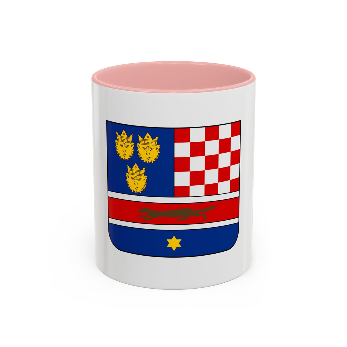 Coat of arms of Croatia (State of Slovenes, Croats and Serbs) - Accent Coffee Mug